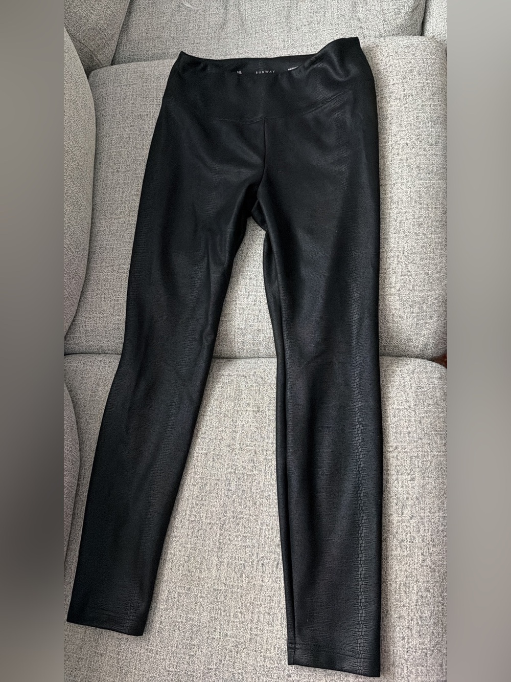 White House Black Market Black Faux-Leather Leggings